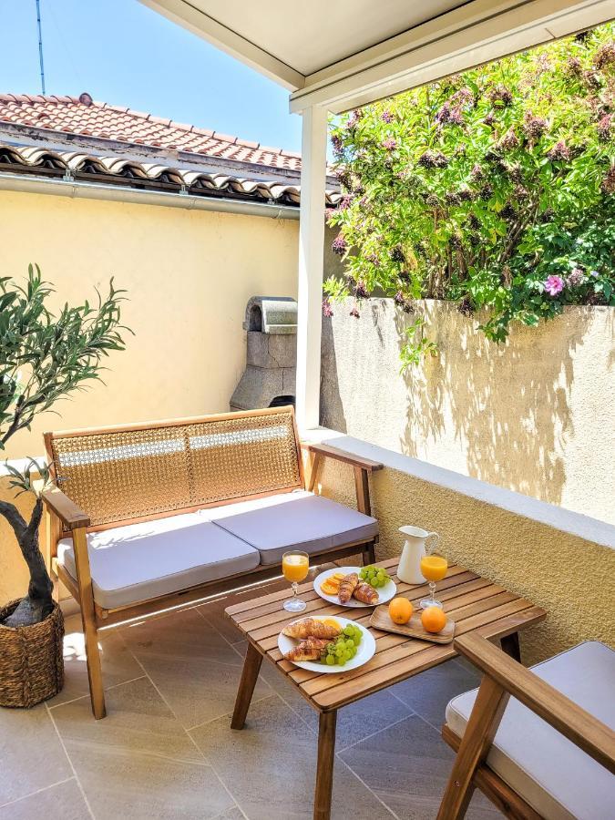 Studio Double Climatise Avec Terrasse - Proche Tram & Centre Montpellier Luaran gambar